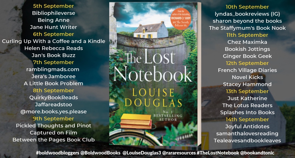 The Lost Notebook by Louise Douglas. – The Lotus Readers